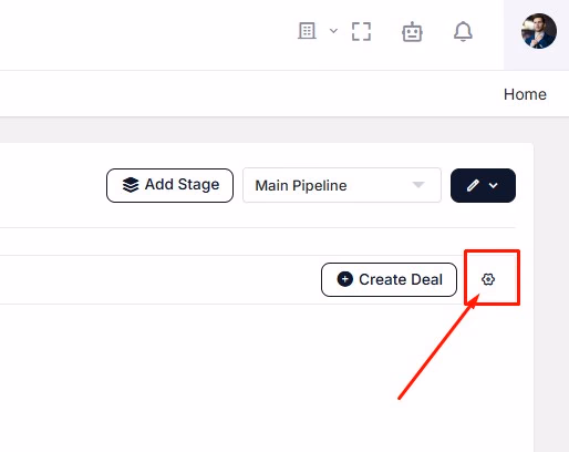 deal card customization button