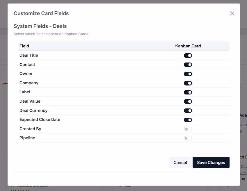 deal card customization cocopipe