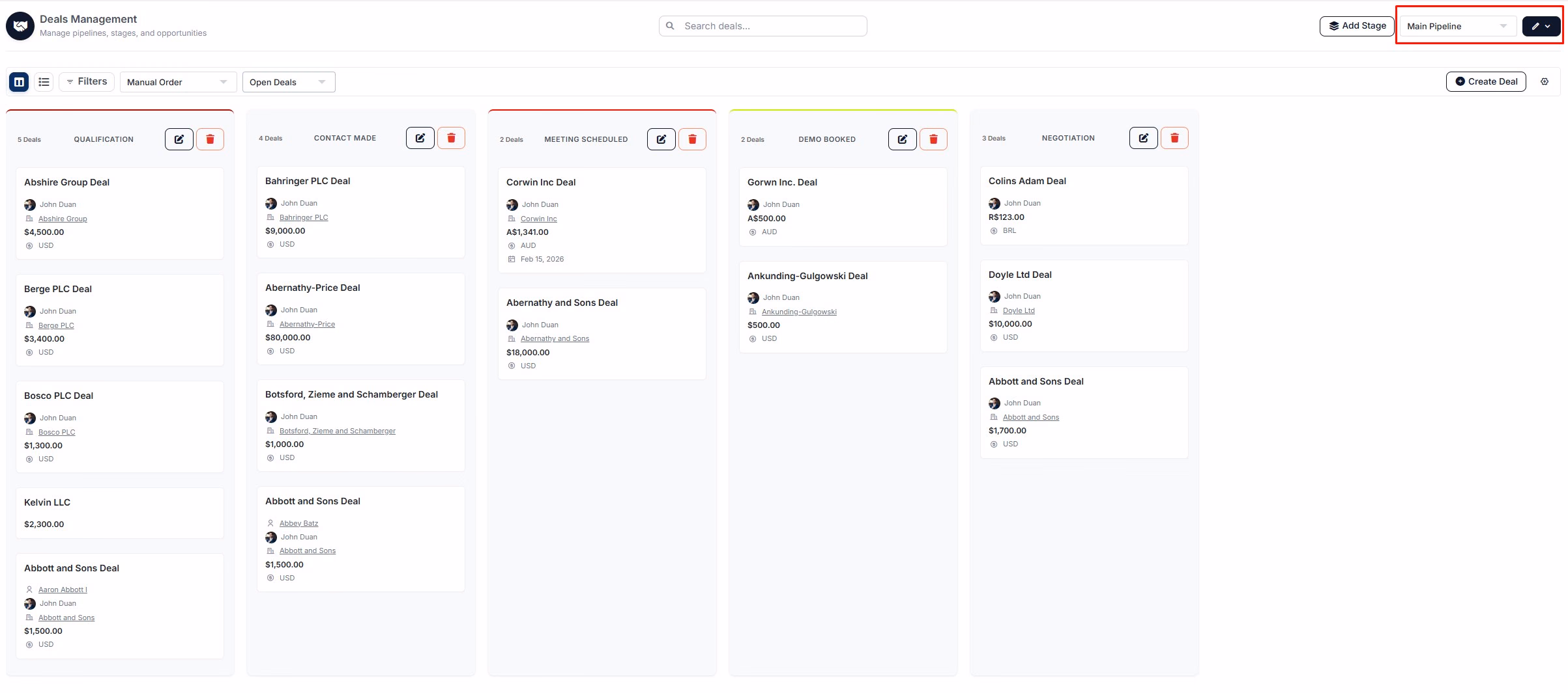 create new pipeline